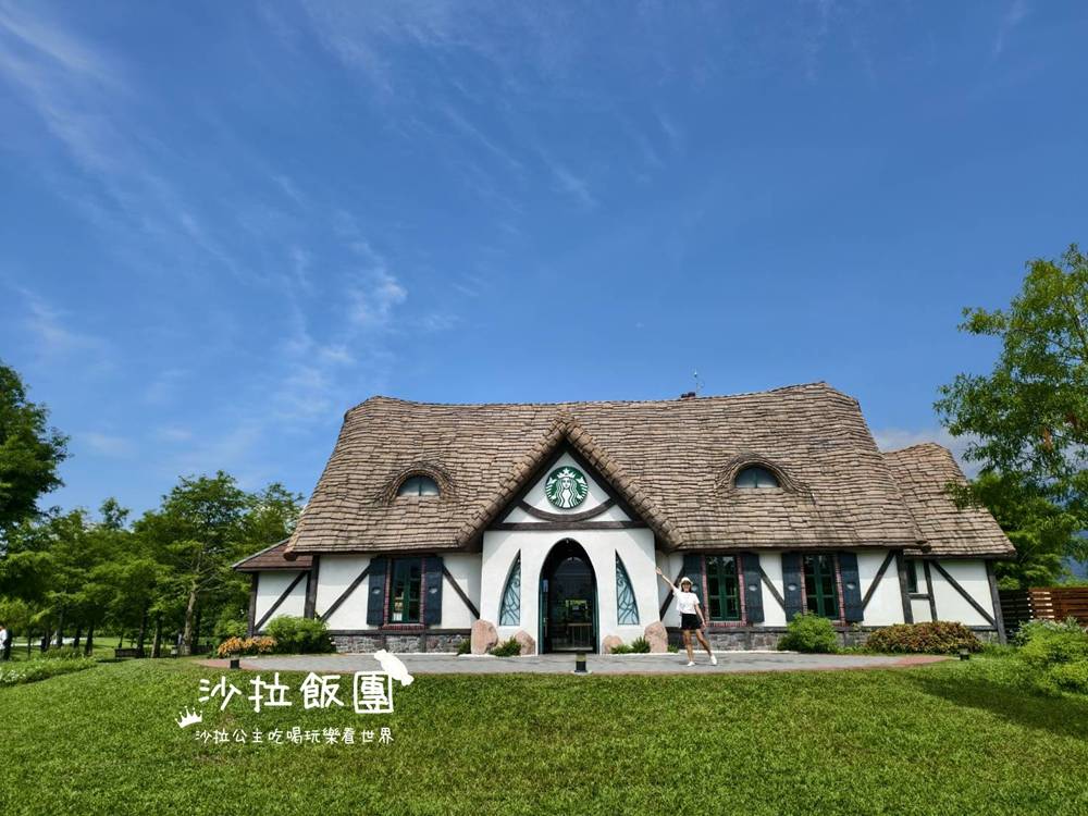 花蓮景點『星巴克花蓮理想門市』夢幻咖啡莊園，絕美落羽松