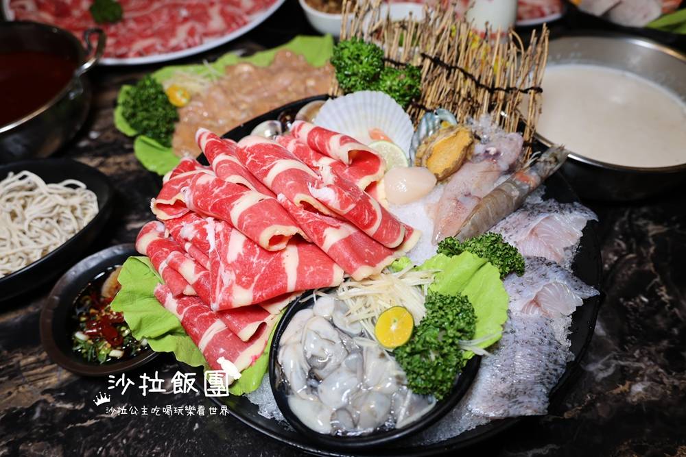 大同圓山美食『丰明殿圓山店』自助蔬菜吧，開鍋送限量三點蟹