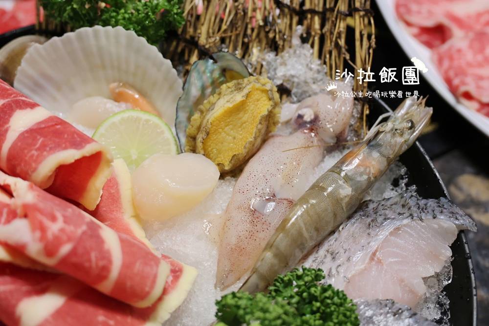 大同圓山美食『丰明殿圓山店』自助蔬菜吧，開鍋送限量三點蟹