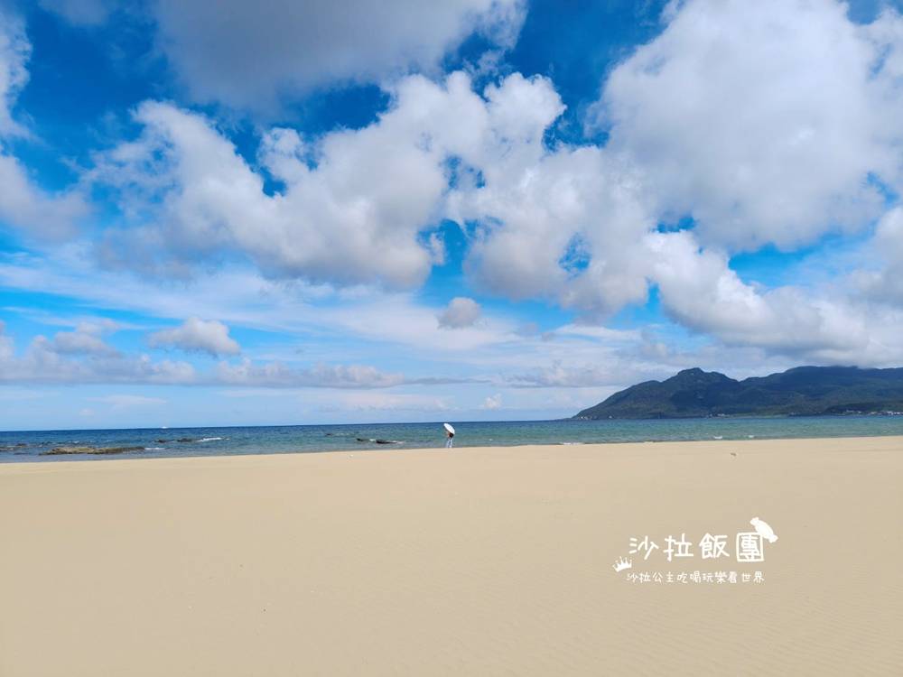 貢寮景點『藍灣海濱休憩園區』玩沙、看海
