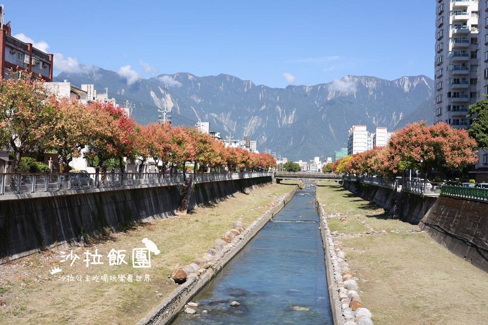 花蓮景點『吉安溪台灣欒樹美境』季節限定美景