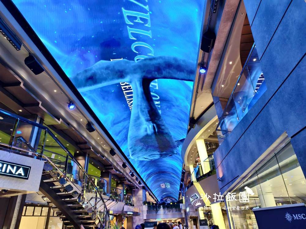 亞洲最大『MSC郵輪榮耀號』燈塔餐廳地中海料理