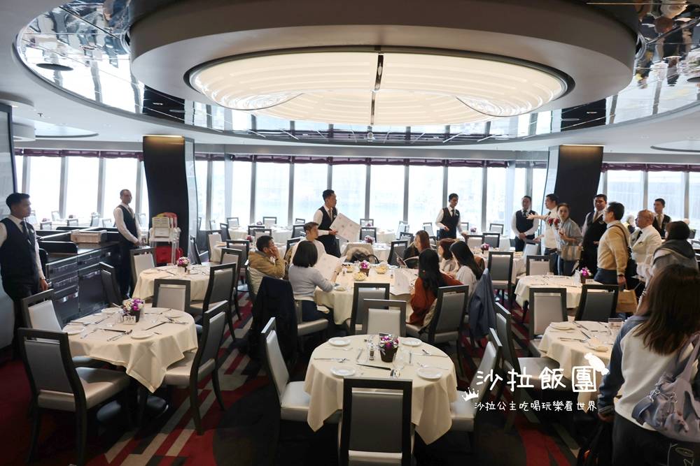 亞洲最大『MSC郵輪榮耀號』燈塔餐廳地中海料理
