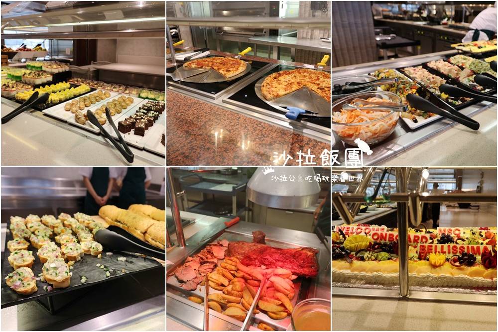 亞洲最大『MSC郵輪榮耀號』燈塔餐廳地中海料理