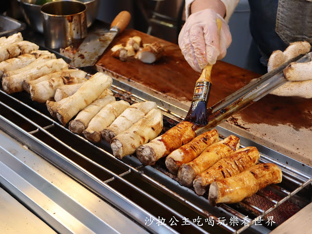 士林夜市必吃美食｜碳烤杏鮑菇假日開攤就排隊