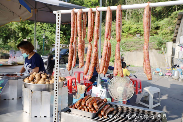 彭于晏吃過的日月潭美食『大石頭燒烤』夾心豆干.紅茶香菇.山豬香腸
