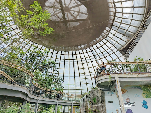 嘉義親子景點『新嘉大昆蟲館』全球唯一旋轉彩蝶柱、蝴蝶溫室花園