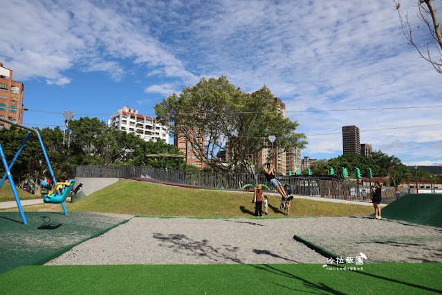 北投親子景點『北投福星公園』尋找侏儸紀冒險遊戲場/仿古代沈船區