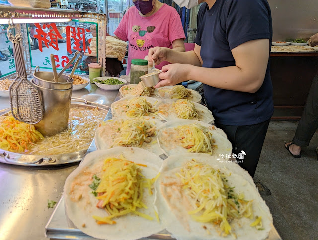 南機場夜市美食『吾旺再季潤餅捲專賣(原松青潤餅)』30年老店 8 南機場夜市美食『吾旺再季潤餅捲專賣(原松青潤餅)』30年老店