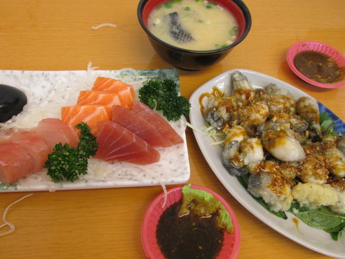 生魚片‧蒜泥蚵【士林夜市】 12 生魚片‧蒜泥蚵【士林夜市】