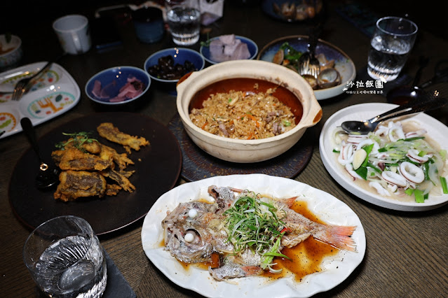 宜蘭礁溪美食『寒沐行館-岩彩海鮮餐廳』現流海鮮