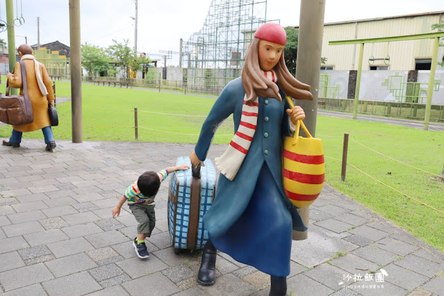 宜蘭車站周邊景點『幾米主題廣場』、『丟丟噹森林』經典場景重現