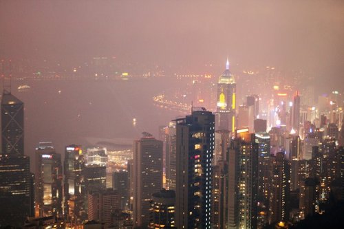 香港-太平山觀維多利亞港夜景 8 香港-太平山觀維多利亞港夜景
