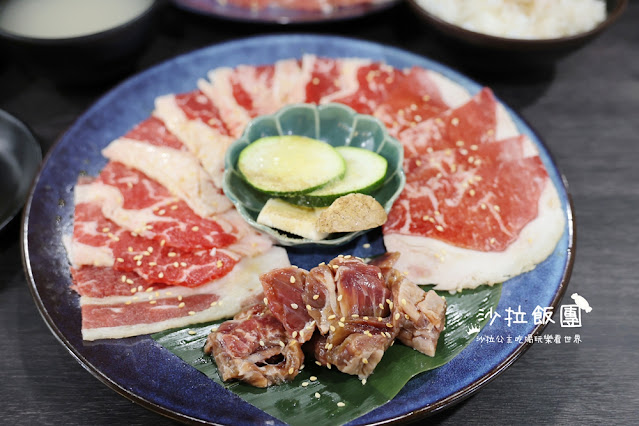 台南燒肉一個人也可以吃『花燒肉個人燒肉』小菜、飲料、湯品、冰淇淋無限供應