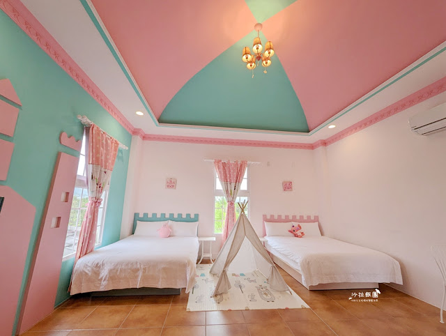 宜蘭民宿6人就可以包棟『桐話親子民宿』入住粉紅花園別墅 214 宜蘭民宿6人就可以包棟『桐話親子民宿』入住粉紅花園別墅