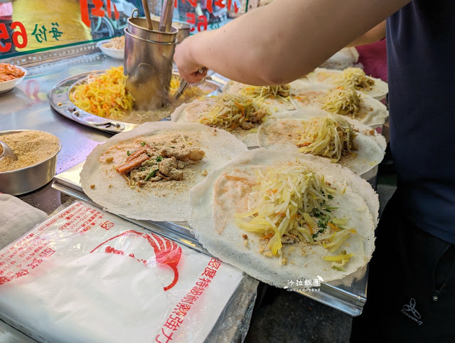 南機場夜市美食『吾旺再季潤餅捲專賣(原松青潤餅)』30年老店 7 南機場夜市美食『吾旺再季潤餅捲專賣(原松青潤餅)』30年老店